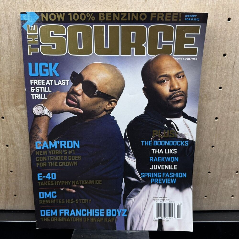 THE SOURCE MAGAZINE MARCH 2006 *UGK/CAM'RON*